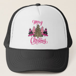 kerstvrouwen Meisroze kerstboom kerstmis Trucker Pet