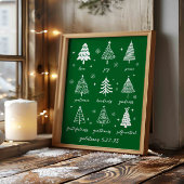 Kerstvruchten De Geest Galaten Bijbelvers Poster