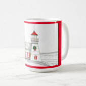Kerstvuurtoren 1 koffie-Mok 15 oz Koffiemok (Voorkant rechts)
