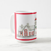 Kerstvuurtoren 1 koffie-Mok 15 oz Koffiemok (Voorkant links)
