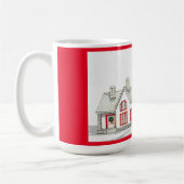 Kerstvuurtoren 1 koffie-Mok 15 oz Koffiemok (Links)