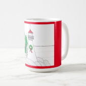 Kerstvuurtoren 2 koffie-Mok Koffiemok (Voorkant rechts)