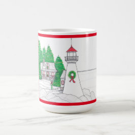 Kerstvuurtoren 2 koffie-Mok Koffiemok