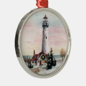 kerstvuurtoren metalen ornament (Rechts)