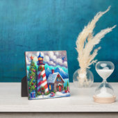 Kerstvuurtoren Nautische Kustberg Fotoplaat (Insitu)