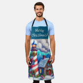 Kerstvuurtoren Nautische Kustberg Schort (Gedragen)