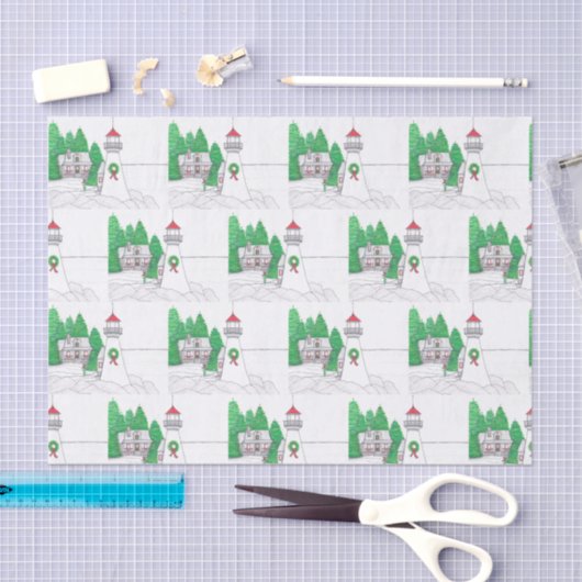 Kerstvuurtoren, papier voor kerstvuurwerk (Craft)