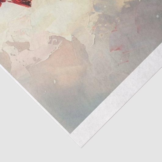 Kerstvuurtoren Tissuepapier (Detail)