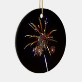 kerstvuurwerk keramisch ornament (Rechts)