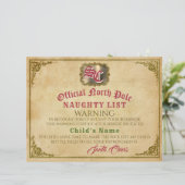 kerstwaarschuwing voor kerstmis met kerstmis-lijst (Staand voorkant)