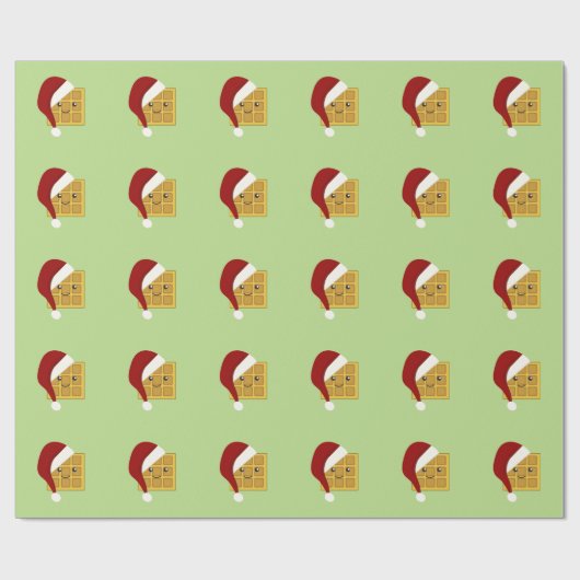 kerstwafel cadeaupapier (Vlak)