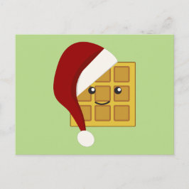 kerstwafel feestdagenkaart