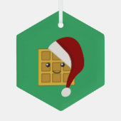 kerstwafel glas ornament (Achterkant)