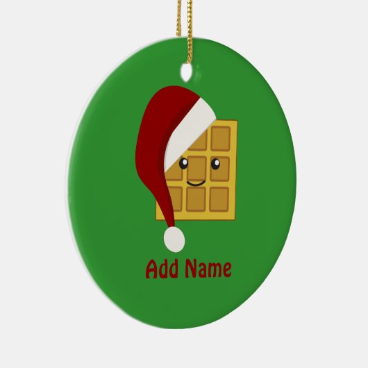 kerstwafel keramisch ornament (Rechts)