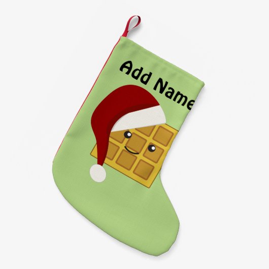 kerstwafel kleine kerstsok (Voorkant (Hangend))