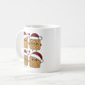 Kerstwafel met Pet Koffiemok (Voorkant links)