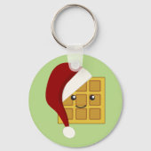 kerstwafel sleutelhanger (Voorkant)