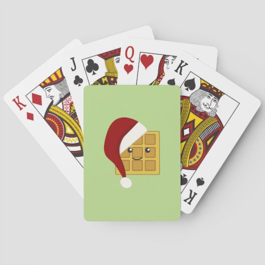 kerstwafel speelkaarten (Achterkant)