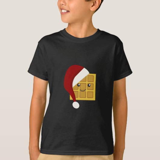 kerstwafel t-shirt (Voorkant)