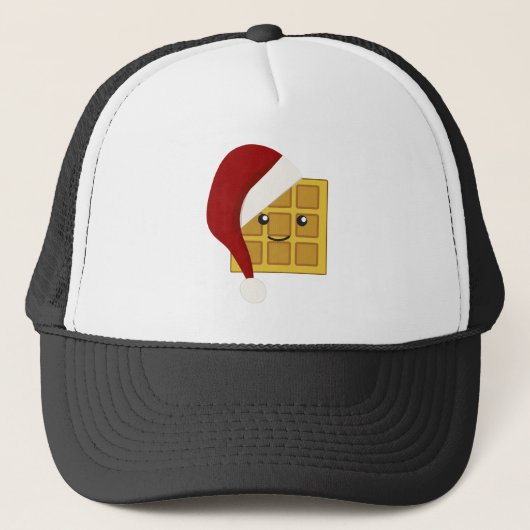 kerstwafel trucker pet (Voorkant)