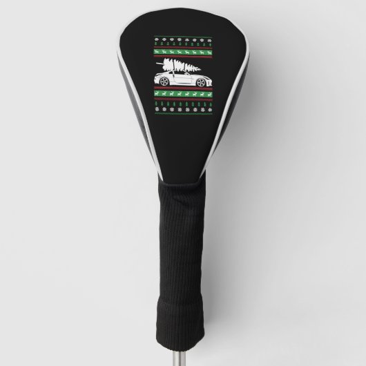 kerstwagen golfheadcover (Voorkant)
