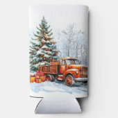 kerstwagen seltzer blikjeskoeler (Achterkant)