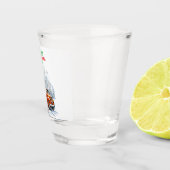 kerstwagen shot glas (Rechts)