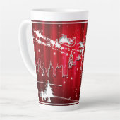 Kerstwagens Latte Mok (Linkerhoek)