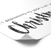 kerstwandafdrukken poster (Hoek)