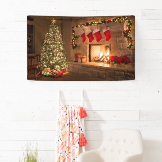 kerstwandbanner spandoek (Insitu)