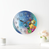 Kerstwandklok Grote Klok (Huis)