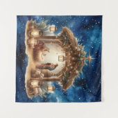 kerstwandtapijt wandkleed (Voorkant (horizontaal))