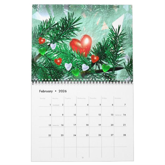 Kerstwankalender Kalender (Feb 2026)