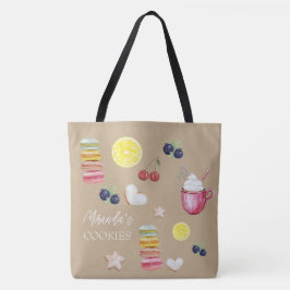 Kerstwarme cacao en goede wensen tote bag