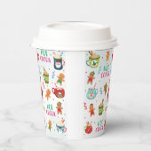 Kerstwarme cacao, Ginger Cookies Papieren Bekers (Links)