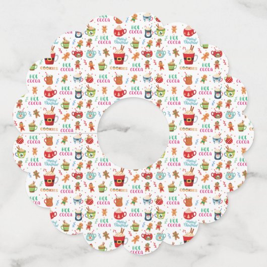 Kerstwarme cacao, Ginger Cookies Wijnglaslabel (Voorkant)