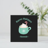 Kerstwarme chocolade (Staand voorkant)
