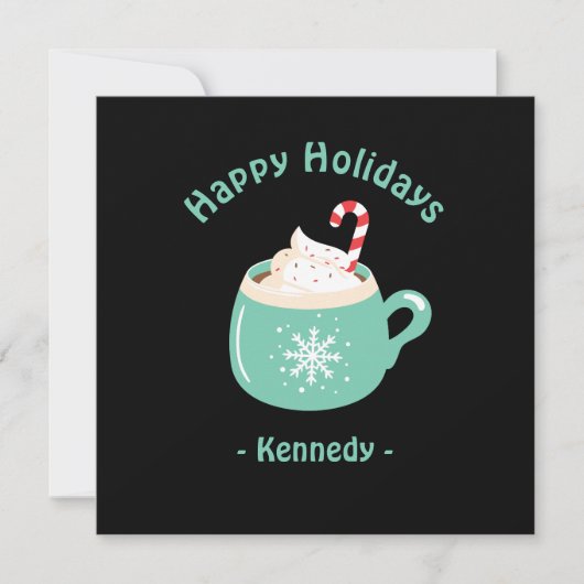 Kerstwarme chocolade (Voorkant)
