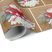 Kerstwarme chocolade cadeaupapier (Rol Hoek)