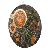 Kerstwarme chocolade dartbord (Voorkant Rechts)