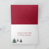 kerstwarme chocolade in sneeuwvlokken kaart (Binnen)