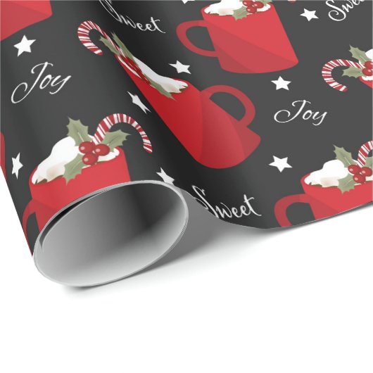 Kerstwarme Chocolade Joy | FEESTDAGEN Cadeaupapier (Rol Hoek)