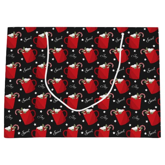 Kerstwarme Chocolade Joy | FEESTDAGEN Groot Cadeauzakje (Voorkant)