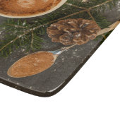 Kerstwarme chocolade snijplank (Hoek)