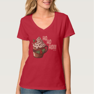Kerstwarme chocolade t-shirt