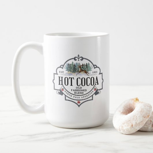 Kerstwarme coca koffiemok (Met donut)