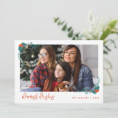 kerstwarmest Gezin Foto Holiday Kaart (Staand voorkant)