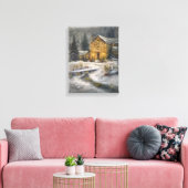 Kerstwarmte Canvas Afdruk (Insitu (Woonkamer))
