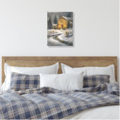 Kerstwarmte Canvas Afdruk (Insitu (Slaapkamer))