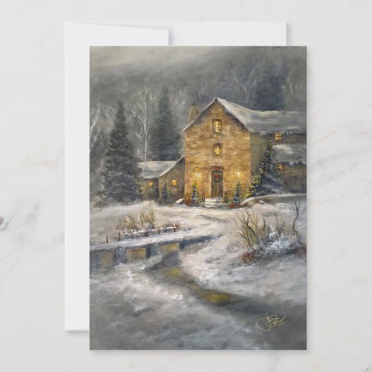 "Kerstwarmte" Kaart (Voorkant)